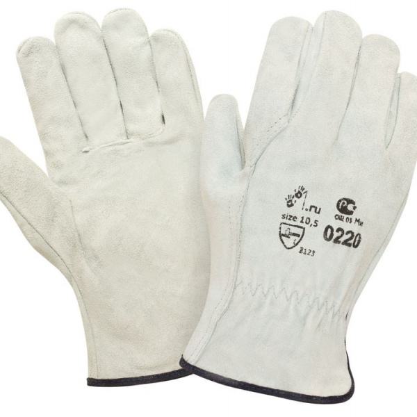 Перчатки цельноспилковые для сварщика