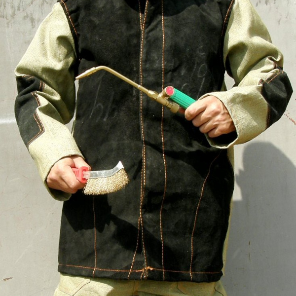 Костюм сварщика брезентовый со спилком